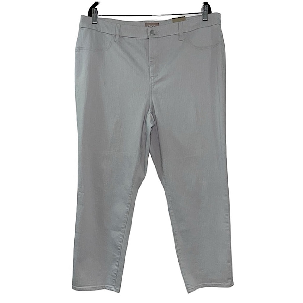 Chico's Ankle Denim Girlfriend Jean Moonlight Gray